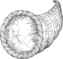 Cornucopia Thanksgiving Day Symbol Horn Of Plenty