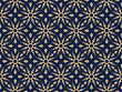© ELENA - Abstract geometric pattern with lines, snowflakes. A seamless vector background. Gold and dark blue texture. Graphic modern pattern