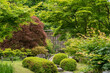 5月の緑の芽吹き、日本庭園の美しさ（好古園）
