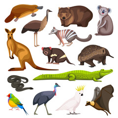 Poster - Australian Animals Set