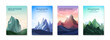 © Macrovector - Mountains Poster Set