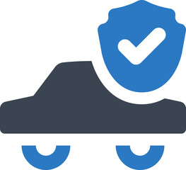 Poster - Car insurance icon