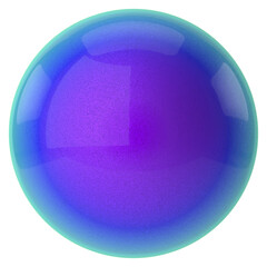Wall Mural - colorful christmas ball. 3d element.
