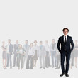 © alotofpeople - Businessman in front of team