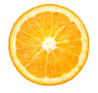 slice of orange fruit isolated