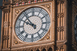 Fototapeta Big Ben - Clock face of Big Ben in London