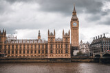 Fototapeta Big Ben - Big Ben in London with the Thames