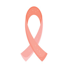 Wall Mural - pink awareness ribbon