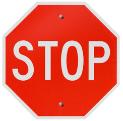 Signs: Red Stop Sign