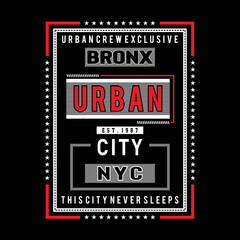 Wall Mural - Urban new york city graphic tshirt illustration