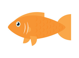 Sticker - cute fish icon