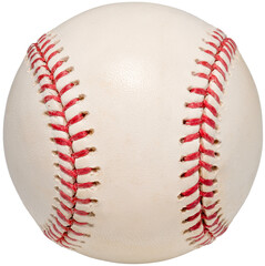 Wall Mural - Baseball ball isolated on a white background png file.