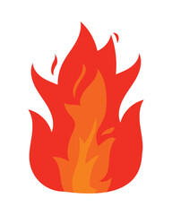 Sticker - hot fire flame