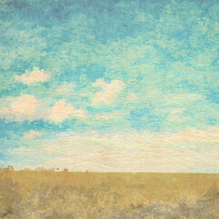 Wall Mural - retro watercolor background