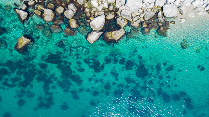 Black sea coast. Aerial view