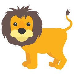 Wall Mural - Lion Vector Icon