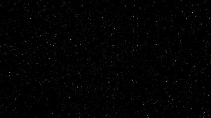 Wall Mural - abstract satellite flight through stars and dark nebula in far space. high-quality shooting in 4k, 3