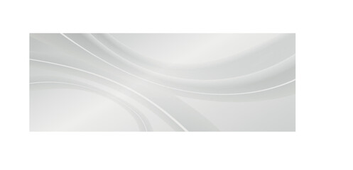 Fototapete - Abstract Wave Background. White Minimalistic Texture. Template 3d Illustration. Abstract Gray Modern Background