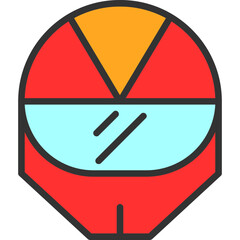 Sticker - Racing Helmet Icon