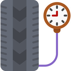 Wall Mural - Tire Pressure Icon