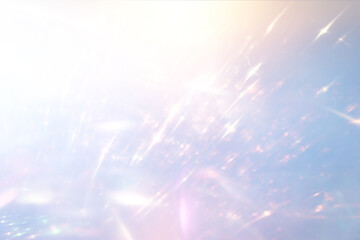 Wall Mural - blurred refraction light, bokeh or organic flare overlay effect