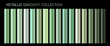 Vector Gradient colors set. Green, emerald, chromium organic gradient swatches set vector. Shiny, elegant chrome colors gradation for border, logo, label design, frame, ribbon, award vector