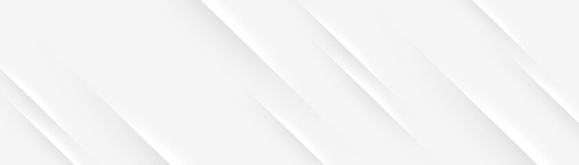 Elegant white abstract background with shiny lines. Minimal diagonal stripes design. Modern simple graphic texture element. Smooth and clean subtle vector illustration. Suit for cover, header, web