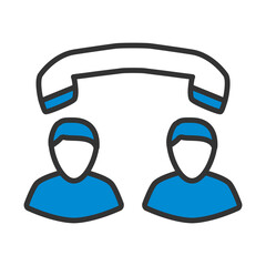 Sticker - Icon Of Telephone Conversation