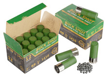 3d Render Illustration Of A Shotgun Ammunition Boxes Isolated On White