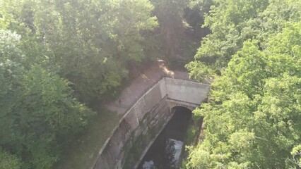 Poster - Tunnel de la Collancelle, vue aérienne en Bourgogne