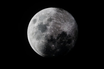 Wall Mural - lunar craters are impact craters on earth's moon.