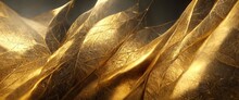 Gold Abstract Background 3D Illustrations 