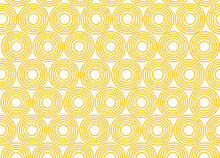 Vector Abstract Fish Scale Pattern Background Fabric In Yellow Japanese Style