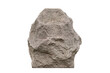 Big stone granite block isolated on a transparent background png photo.