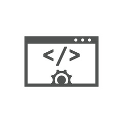 Custom coding icons Vector illustration. modern style Custom coding symbol