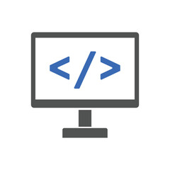 Custom coding icons Vector illustration. modern style Custom coding symbol