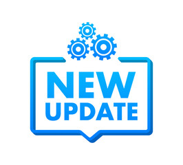 Wall Mural - system software update, data update or synchronize with progress bar on the screen. vector illustrat