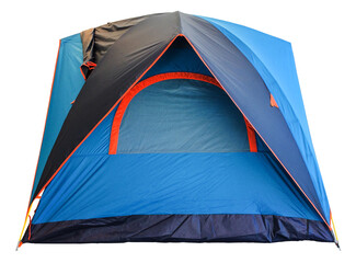 blue tent camping