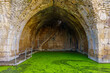 Ancient water reservoir in the medieval Nimrod fortress, Golan Heights