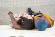 © ADDICTIVE STOCK - Multiracial couple of stylish lesbian women in city
