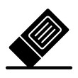 © Maan Icons - Eraser Glyph Icon