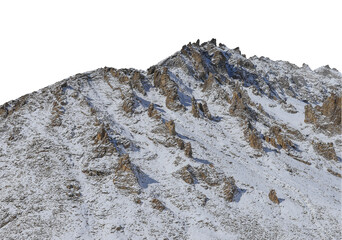 Wall Mural - rock isolated transparency background.