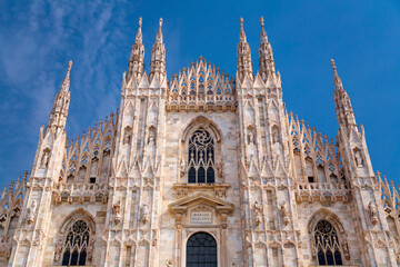 Wall Mural - Duomo di Milano, The Milan Cathedral in Milan, Lombardy, Italy