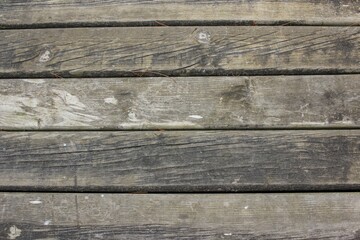 Sticker - pattern of wooden boards on a beach promenade