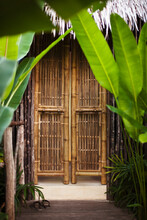 Entrance To A Spa Treatment Room. Yao Noi, Koh Yao Noi, Thailand.