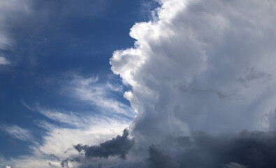 Wall Mural - Storm clouds background, dramatic sky