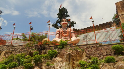 Wall Mural - A lovely idol of Hanuman ji in Rajasthan