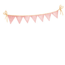 Pink Party Flag