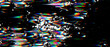 Digital glitch and movement cosmos stars with wind error effect on dusty dark background. Fantastic neon fluid and speed beams. Retro futurism, web punk, rave DJ techno aesthetic Christmas layout	