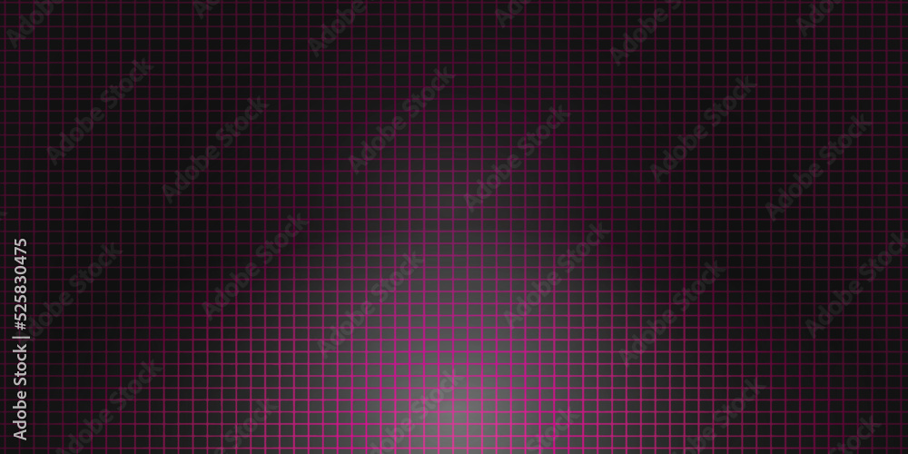 Purple square and black background